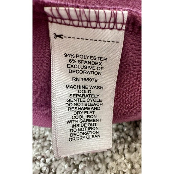 Cable & Gauge Studio Soft Velour Lounge Womens Plum Purple Jogger Pants Large L - Picture 6 of 7